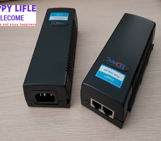 Nguồn adapter PoE Injector 24V 2 Port 